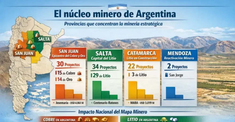 mapa argentina minería