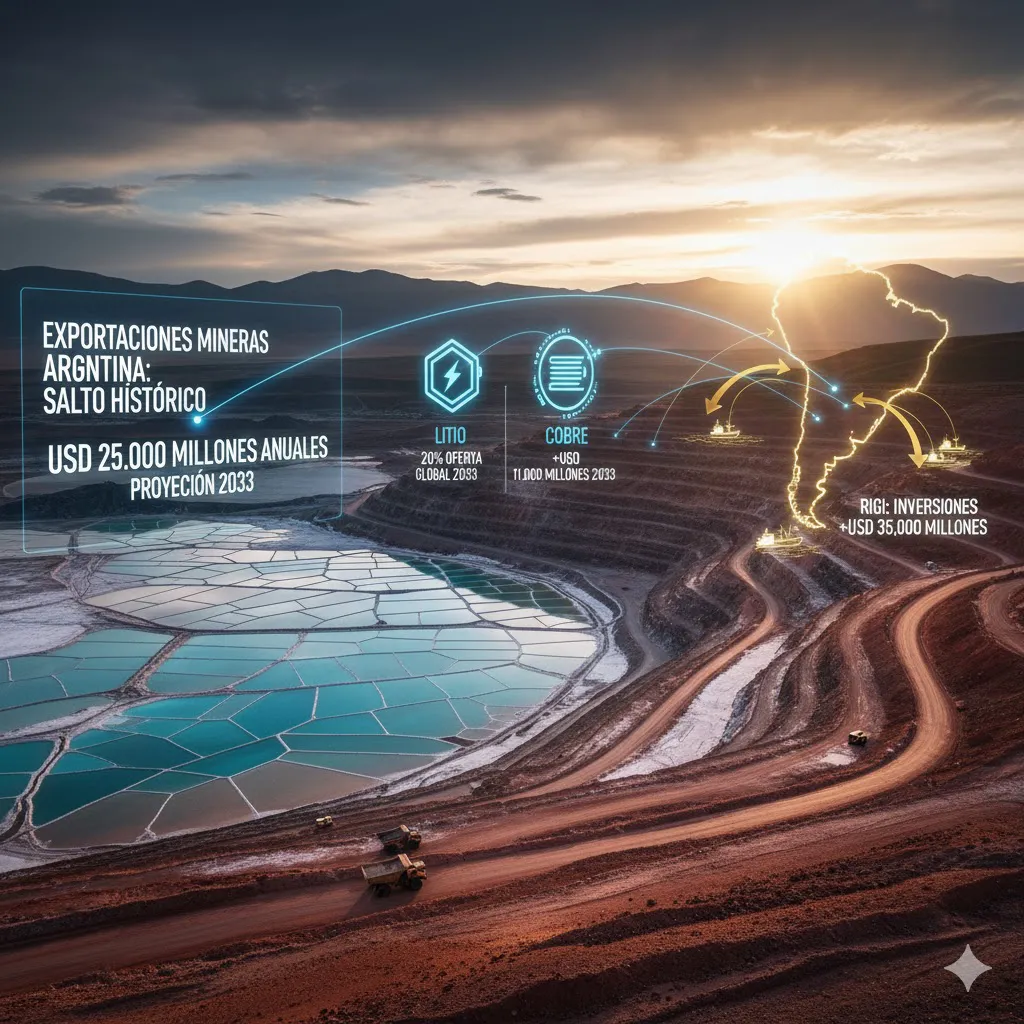mineria proyecciones exportaciones